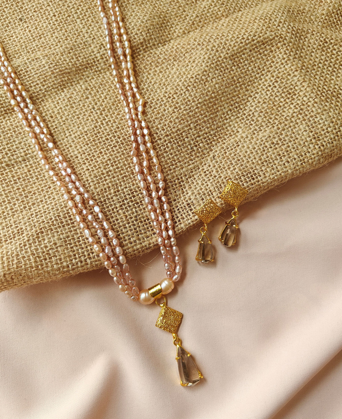 Alankar Filigree Claw Necklace Set