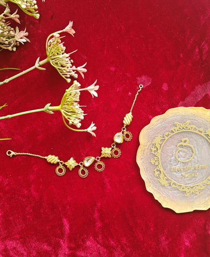 Alankar Kundan Charms Bracelet
