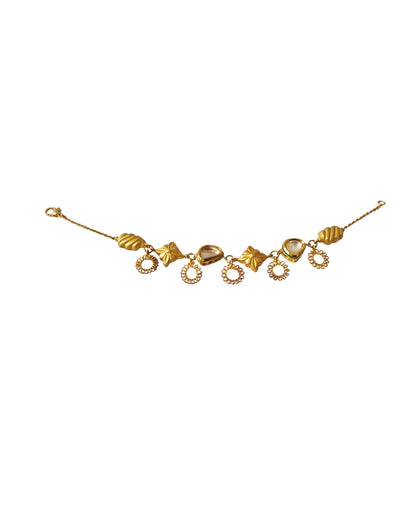 Alankar Kundan Charms Bracelet