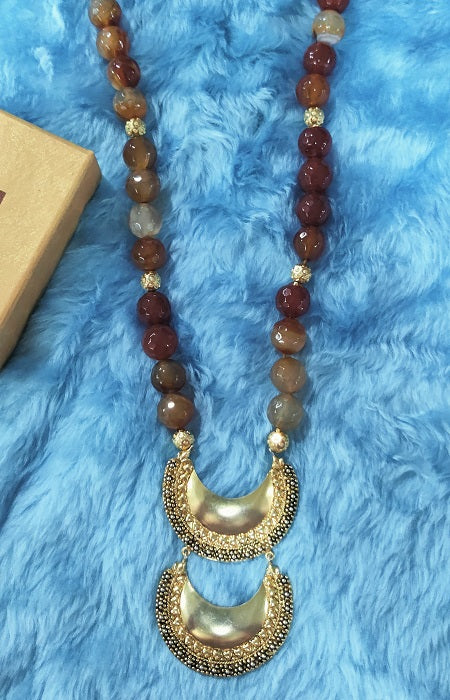 Temple Layered Opera Necklace