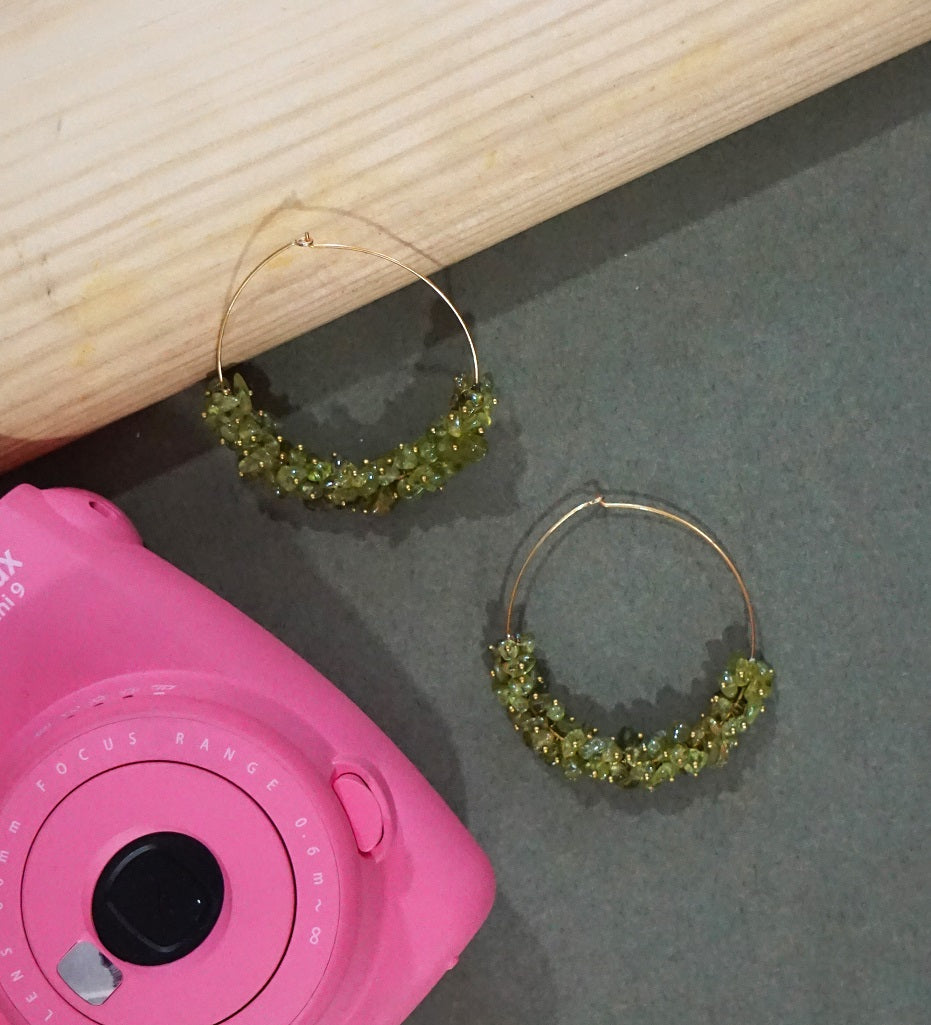 Aventurine Green Round Dangler