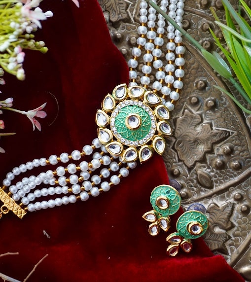 Alankar Mint Green Chokar