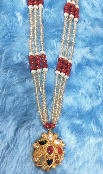 Navratna Citrine Necklace