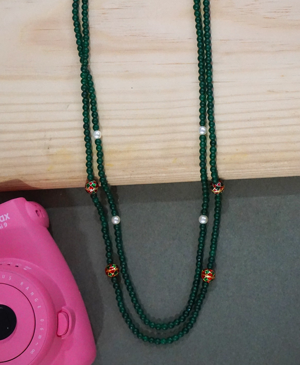 Green Bead Necklace