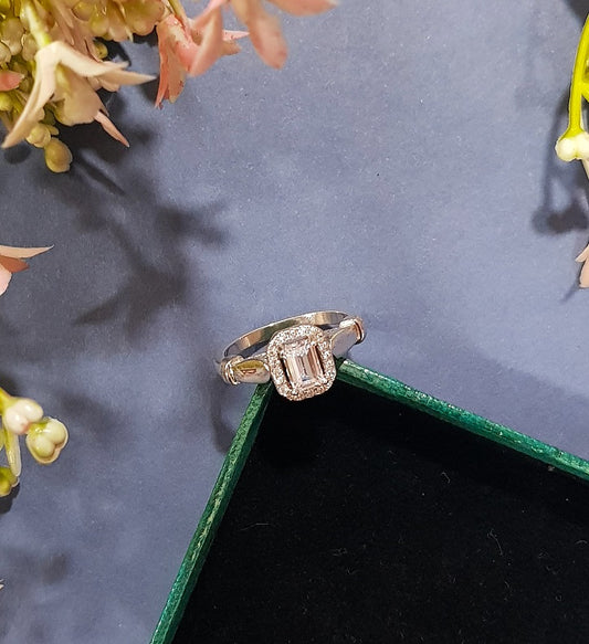 Princess Cushion Cut Ring