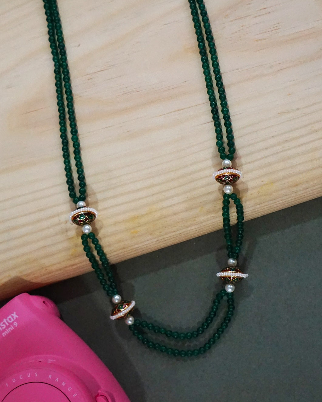 Green Bead Necklace