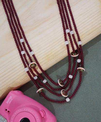 Layered Red Necklace