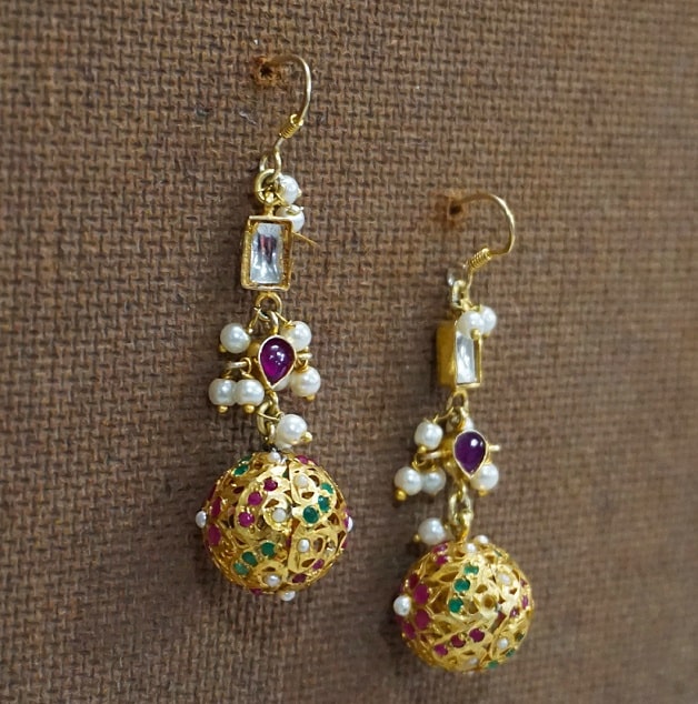 Bridal Aari Drop Earring
