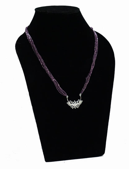 Purple Pendant Necklace