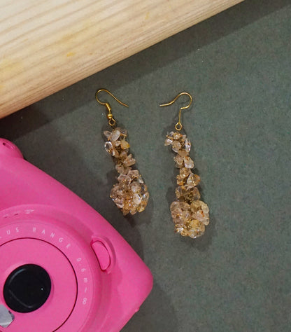 Amber Cluster Dangler