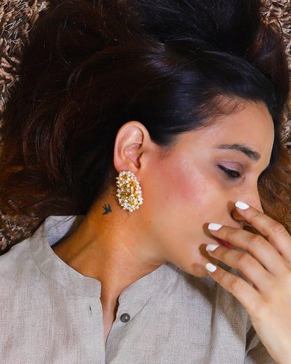Pearl Heaven Stone Stud