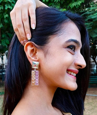 Pink Citrine Dangler
