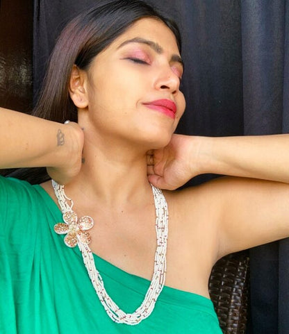 Flower Paint Princess Necklace