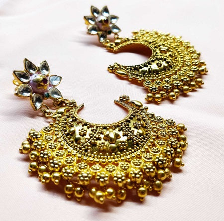 Pink City Temple Art Danglers