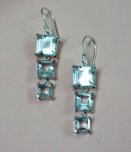 Square Drop Earrings