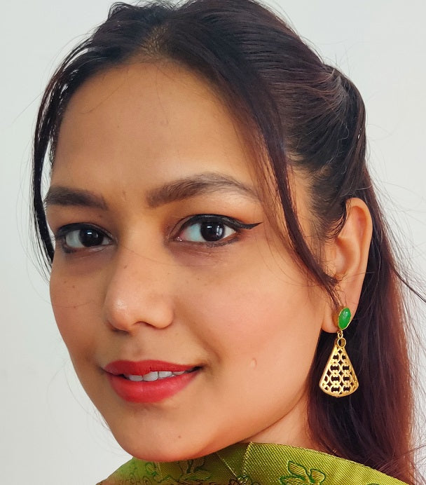 Jade Round Dangler