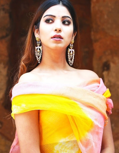Pink Tassel Earrings