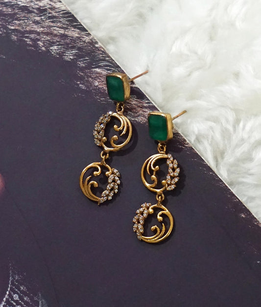 Green Onyx Fauna Dangler