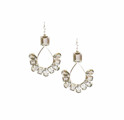 Pear Mixed Drop Earrings
