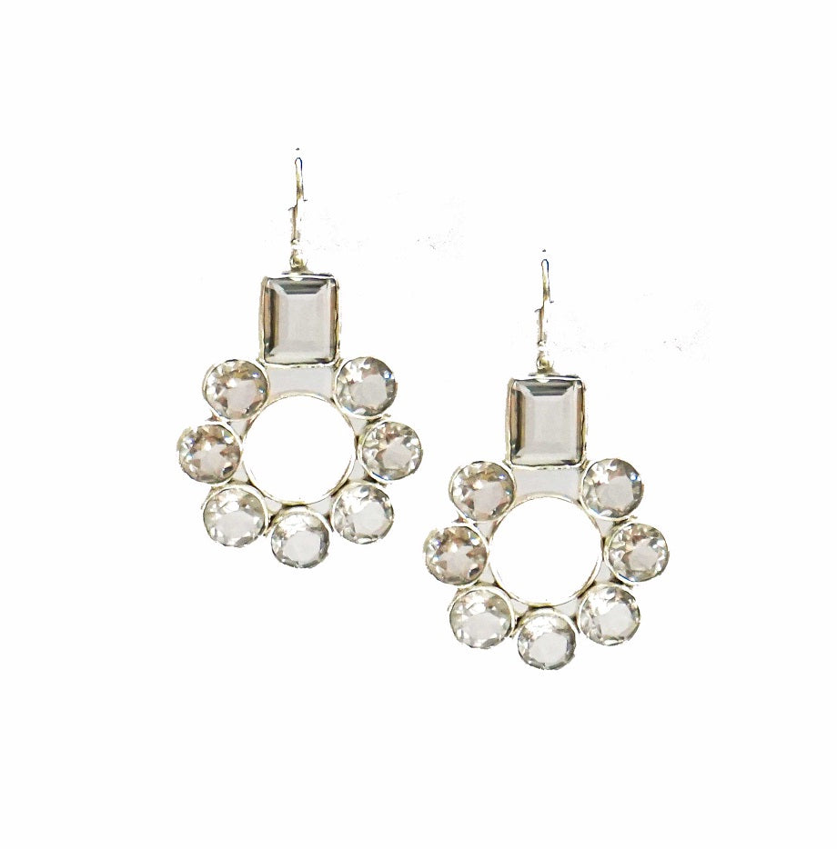 Round O Drop earrings