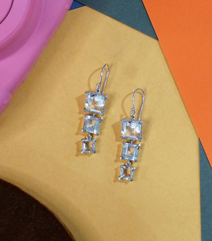 Square Drop Earrings