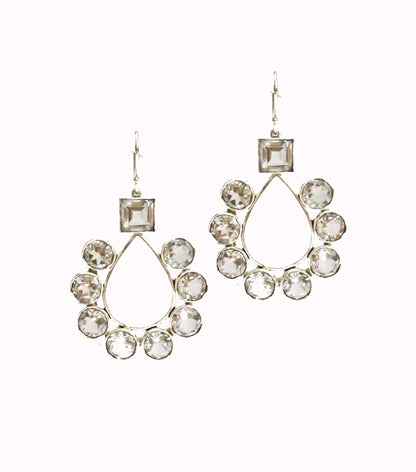 Pear Mixed Drop Earrings