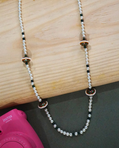 Pearl Bead Opera Necklace