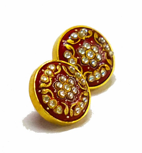Coral Round Stud
