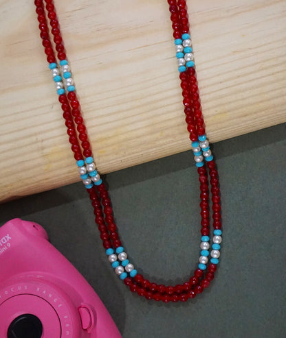 Red & Turquoise Necklace