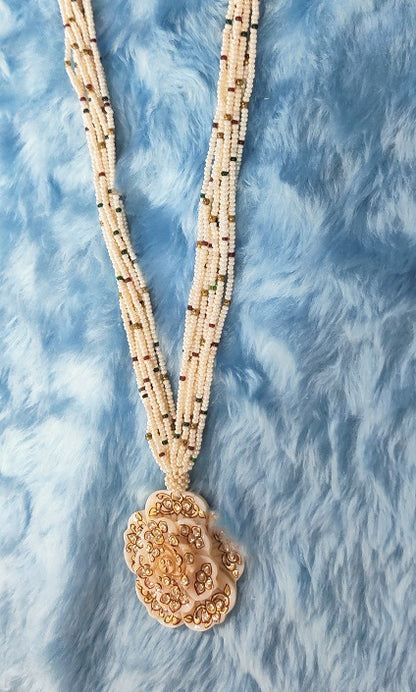 Flower Paint Princess Necklace