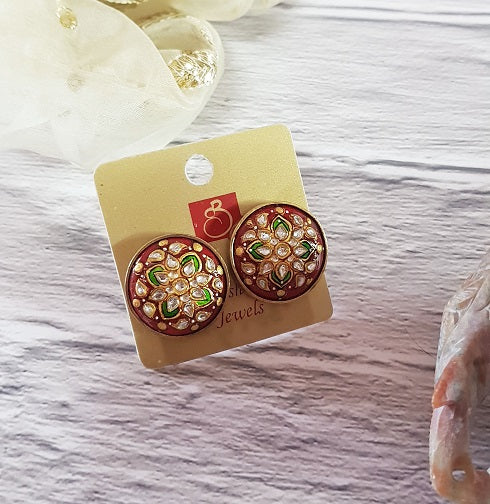 Coral Round Stud