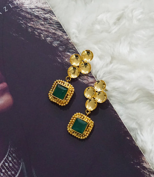 Dome Top Green Rava Dangler