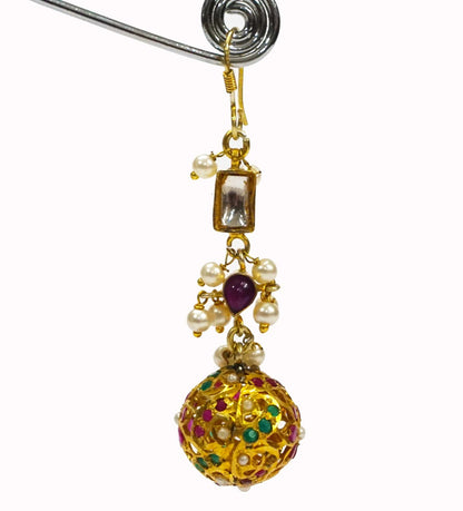 Bridal Aari Drop Earring