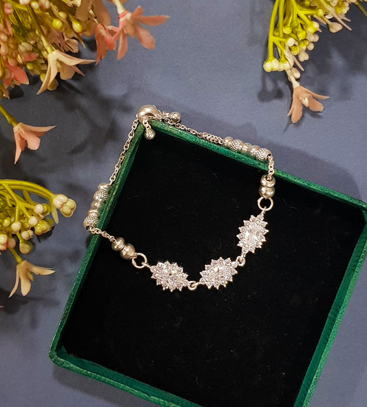 Diamond Silver Bracelet
