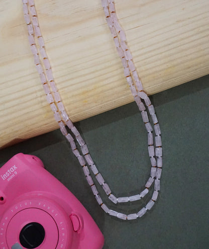 Rose Quartz Layered Necklace