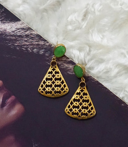Jade Round Dangler