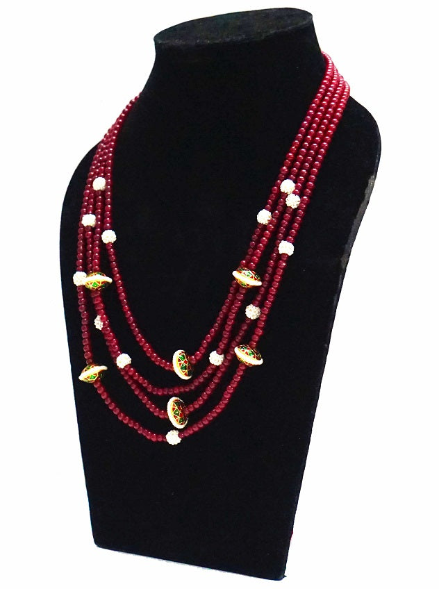 Layered Red Necklace