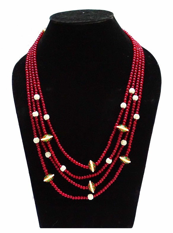 Layered Red Necklace