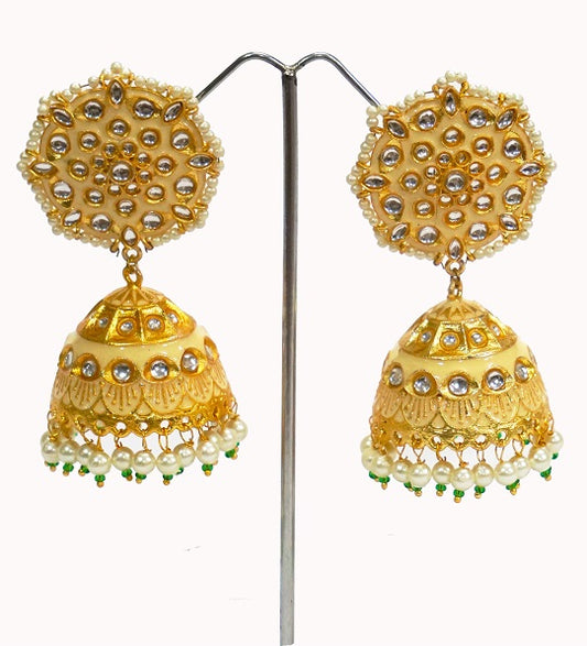 Alankar Peach Jhumki