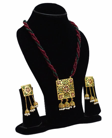 Aari Square Jhumka Set