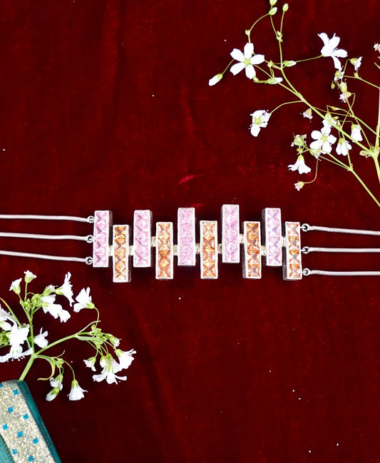 Signature Citrine Pink Choker