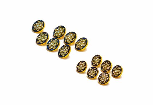 Blue Classic Buttons
