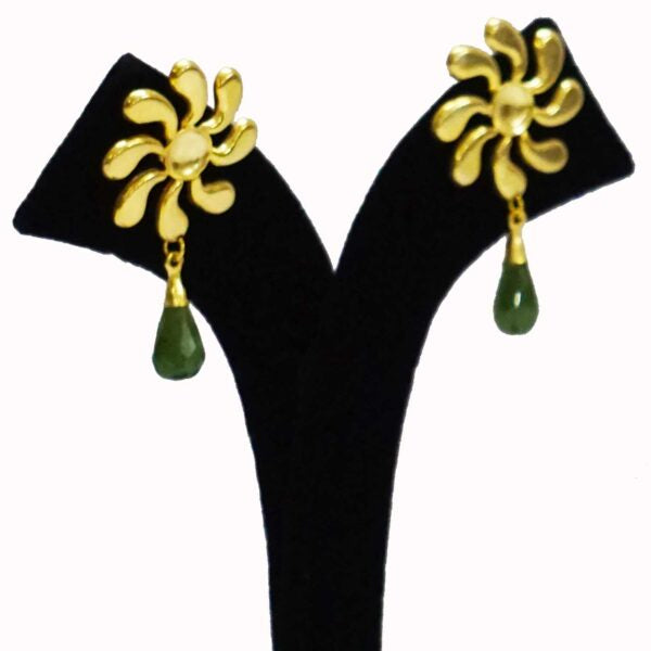Brass Drop Earring