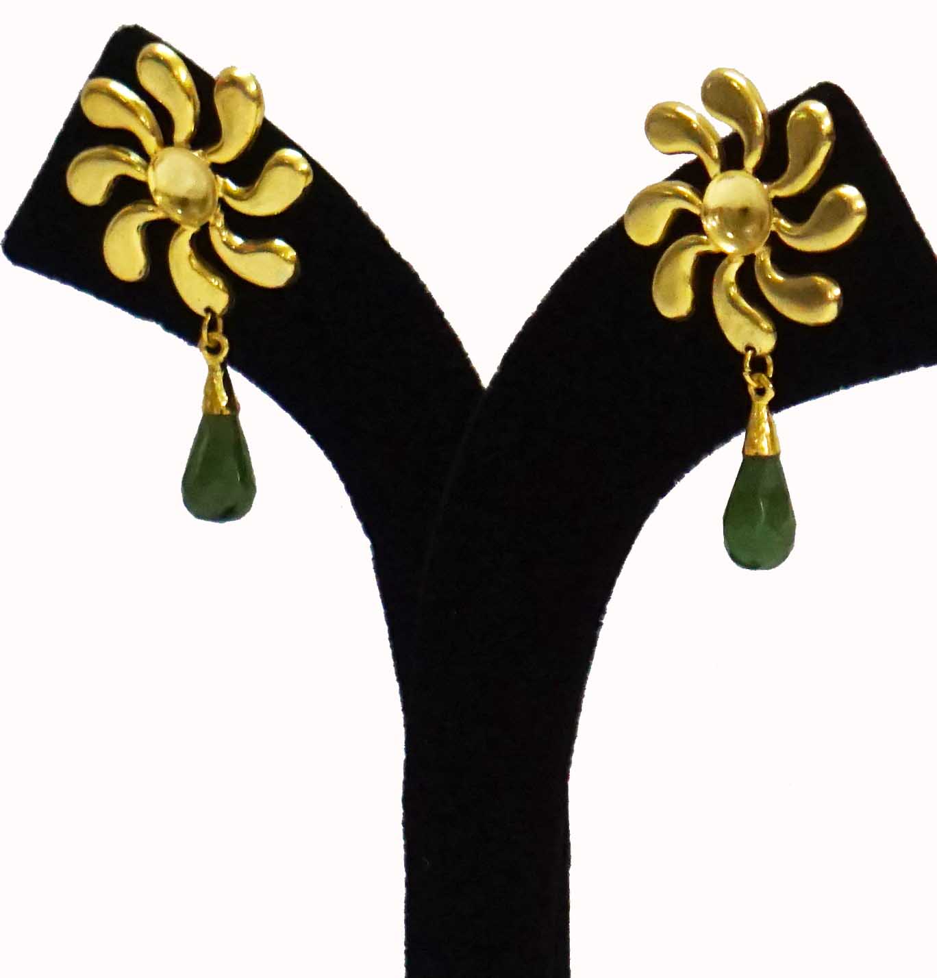 Brass Drop Earring