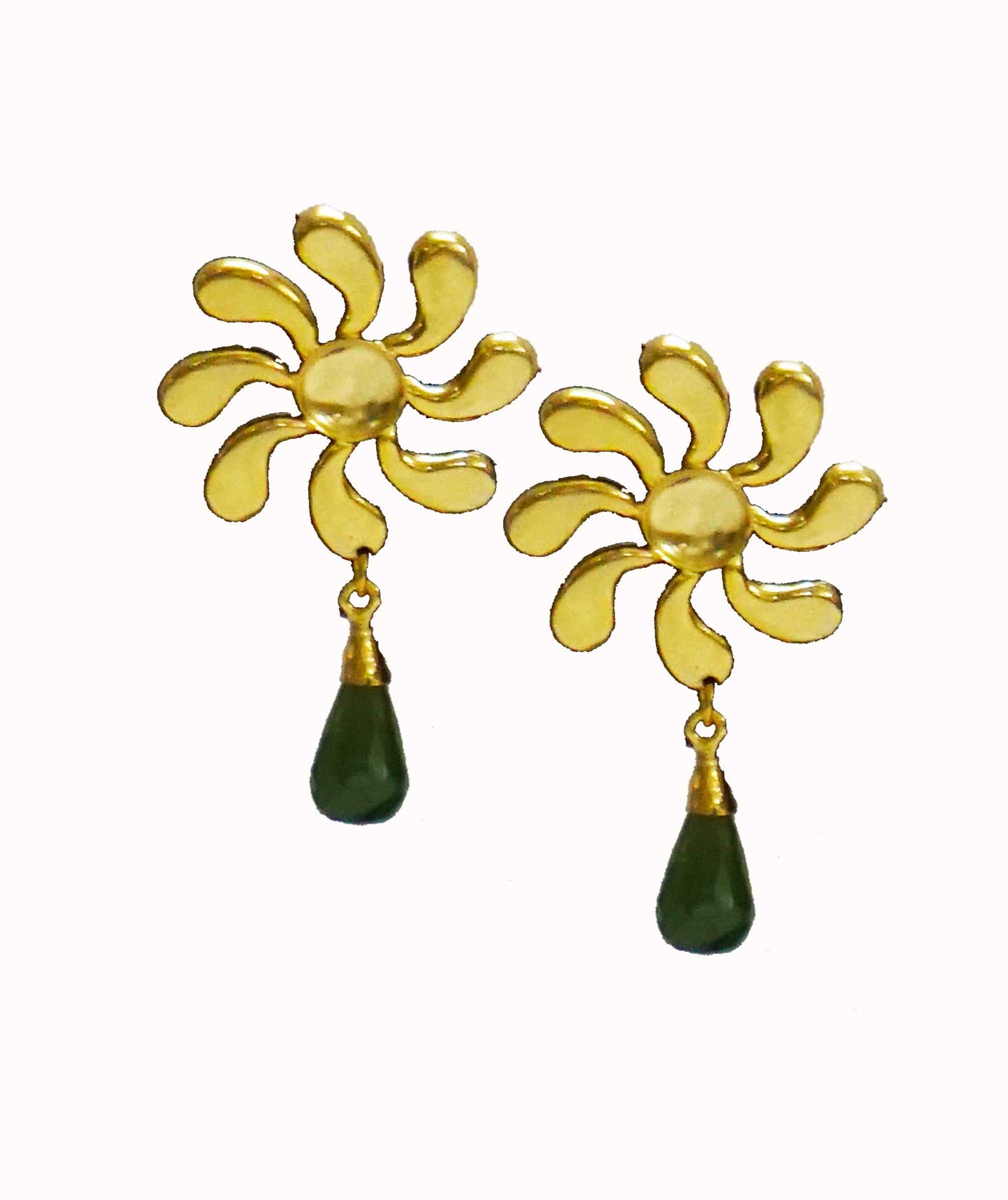 Brass Drop Earring