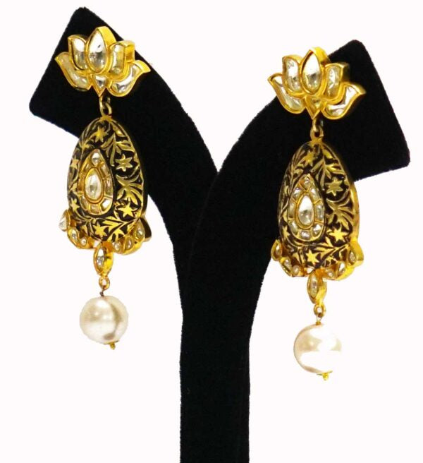 Antique Black Bridal Dangler