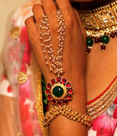 Floral Bridal Haathphool