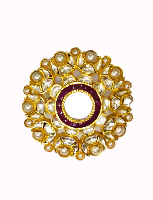 White Mirror Bridal Ring