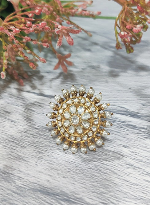 White Bridal Ring