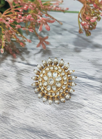 White Bridal Ring
